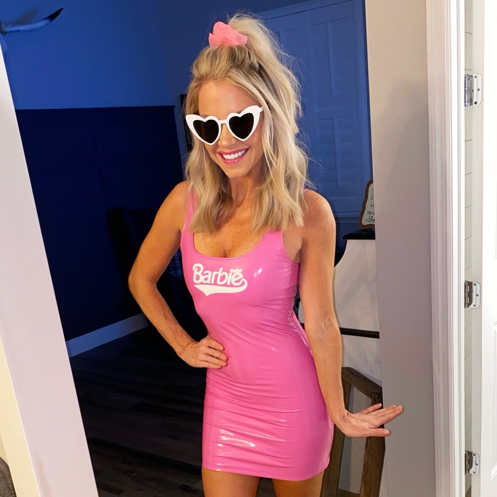 Barbie Dress: Vinyl Halloween Costume